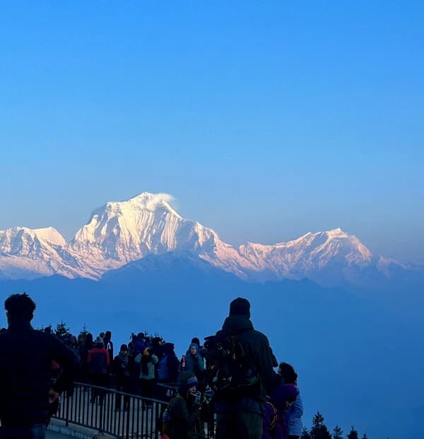 Stunning Dhaulagiri View From Poon Hill