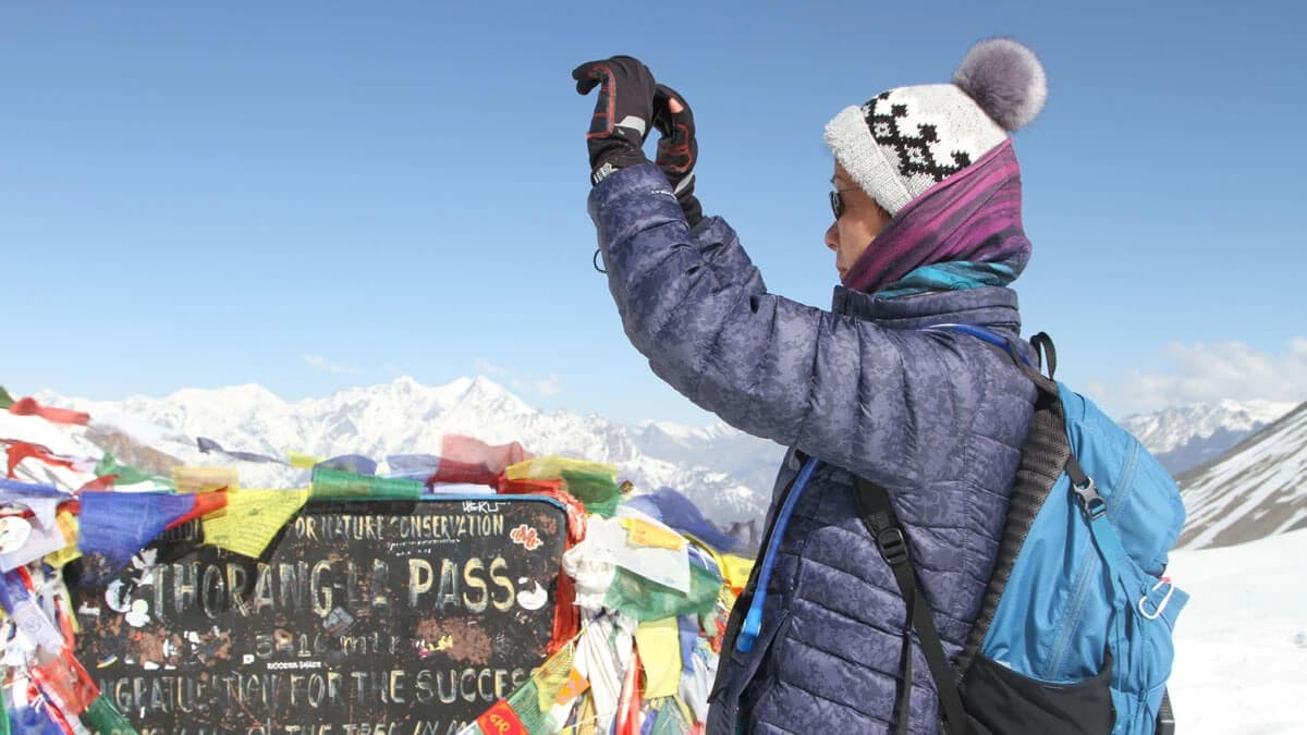 Throng-la Top Annapurna Circuit