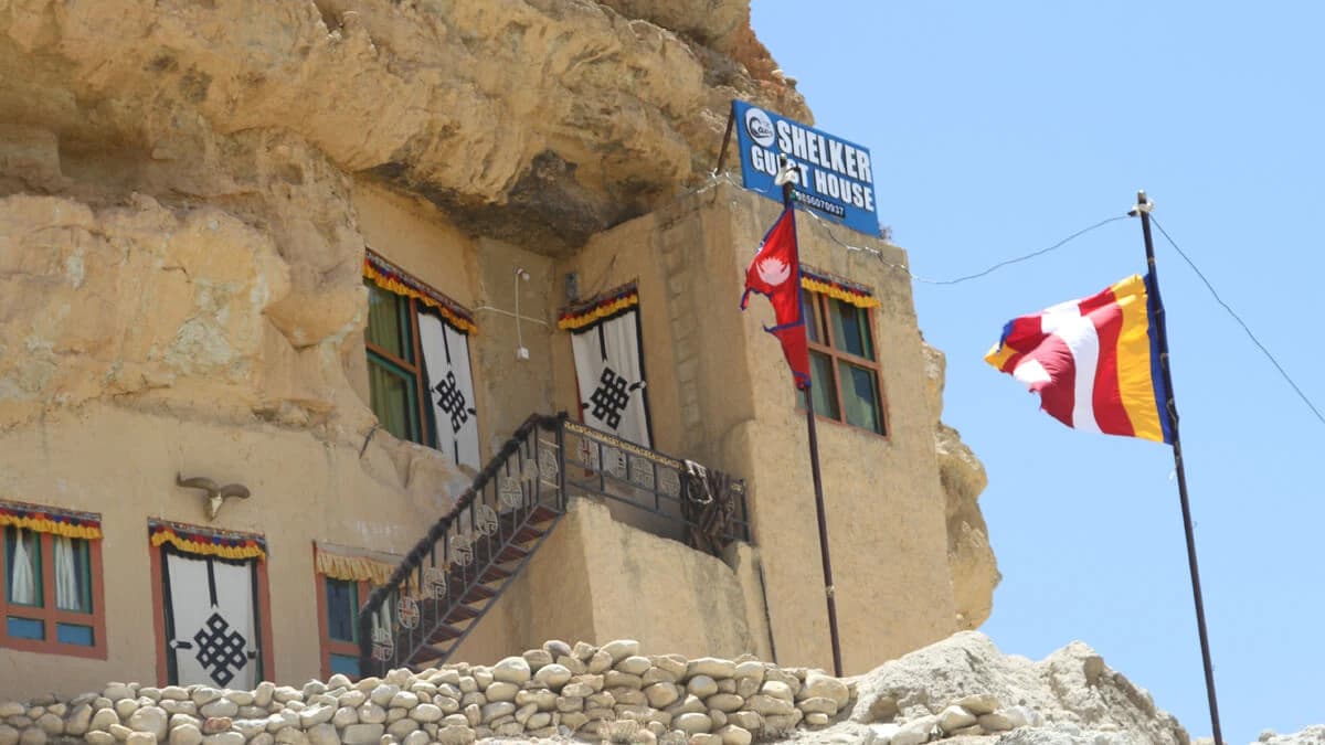 Chhoser Cave in Mustang