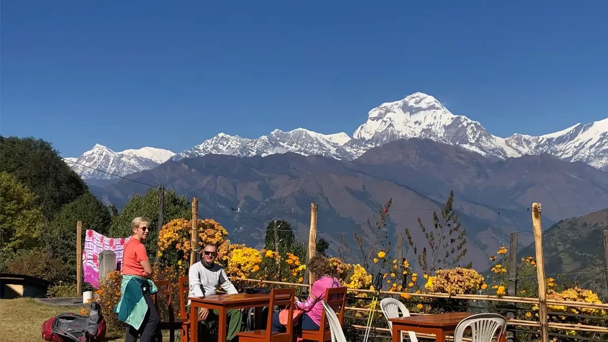Dhaulagiri View from Ghorepani