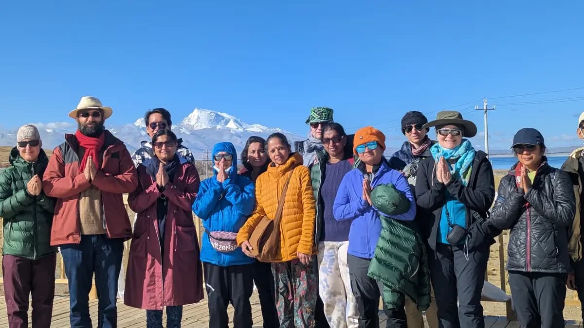 Kailash Darshan from Mansarovar Lake