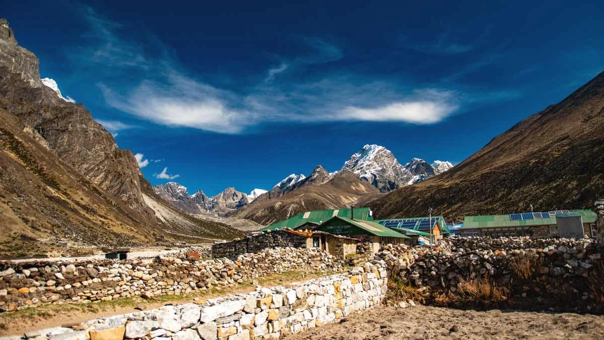 View From Pheriche on Clear Day