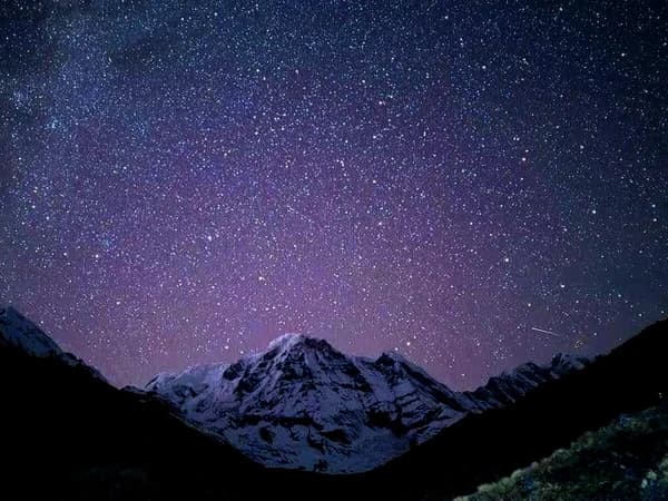 Night View From Annapurna Base Camp