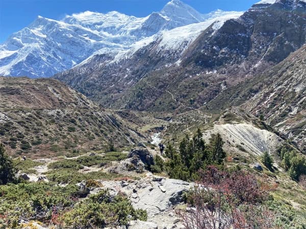 Snnspurna Circuit Nepal From Pisang